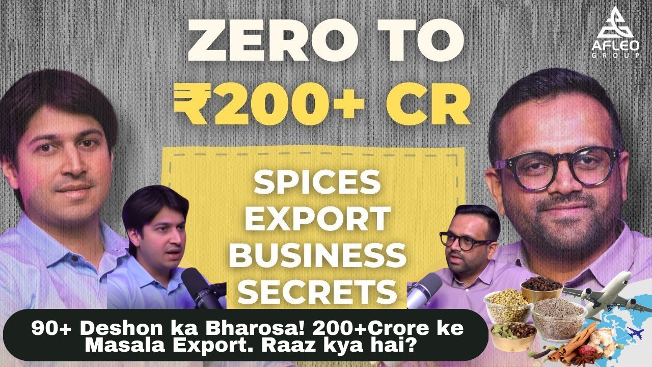 90+ Deshon ka Bharosa! 60 Years se 200+ Crore ke Masala Export ka Chhupa Raaz kya hai? #podcast