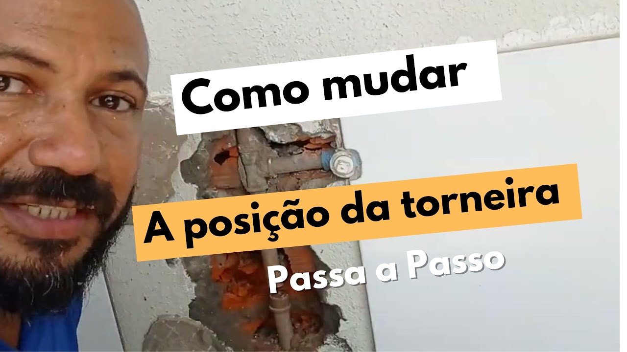 Como Mudar uma Torneira de Bancada para a Parede. Passo a passo