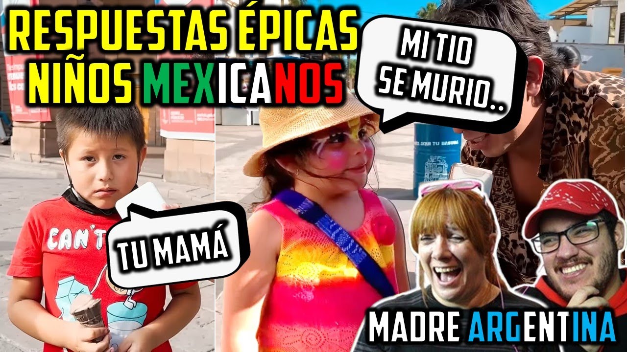 LAS RESPUESTAS MAS ÉPICAS DE NIÑOS MEXICANOS EN ENTREVISTAS!! ARGENTINOS LLORAN DE RISA**
