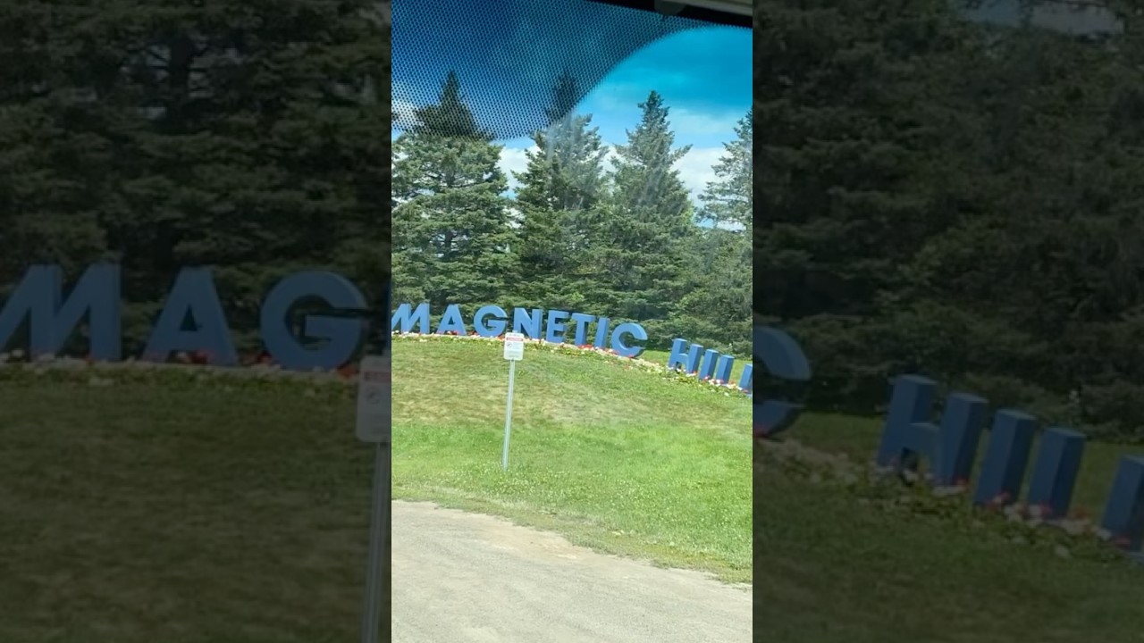 Magnetic Hill Illusion- Moncton New Brunswick Canada July 13 2021