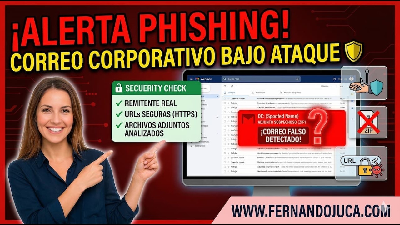 Seguridad en Correo Corporativo: Phishing, Enlaces y Archivos Falsos 🛡️
