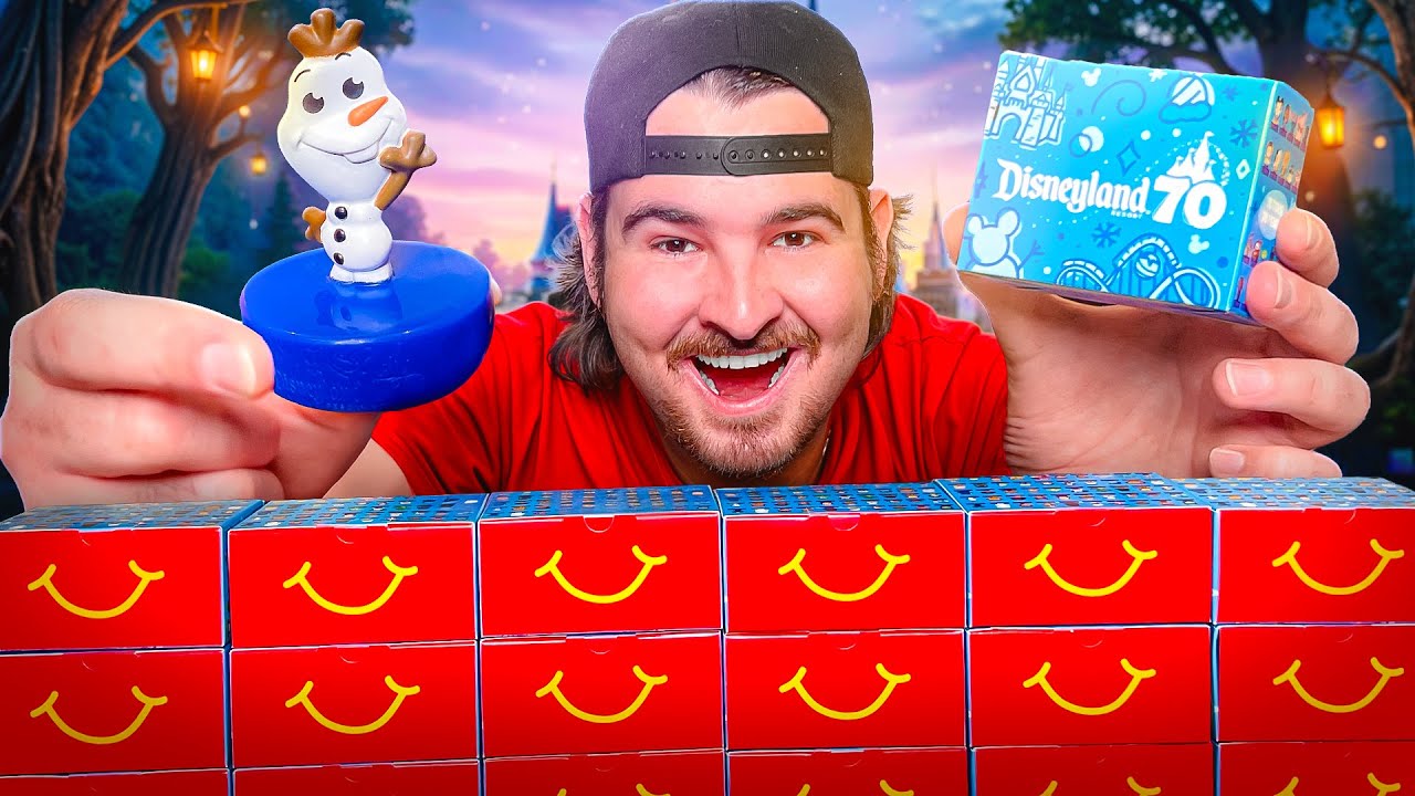 Opening 30 Disney Happy Meal Toys! (Rare Castle!)