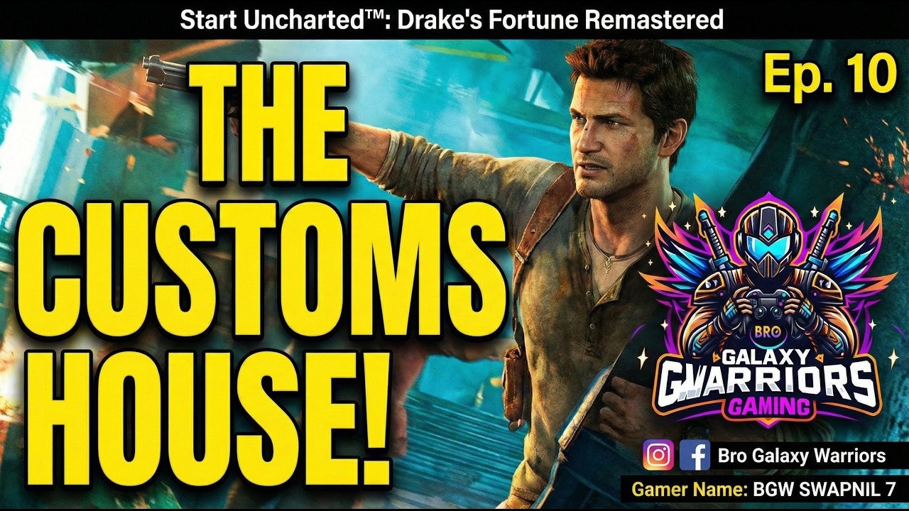 Let's Play Uncharted Remastered Part 10: Customs House Shootout #uncharted
