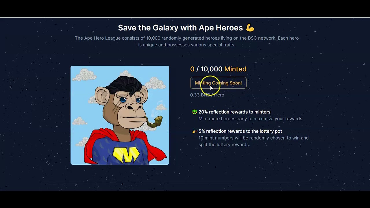 NEW APE HEROES IS THE NEXT BIG THNG IN CRYPTO!