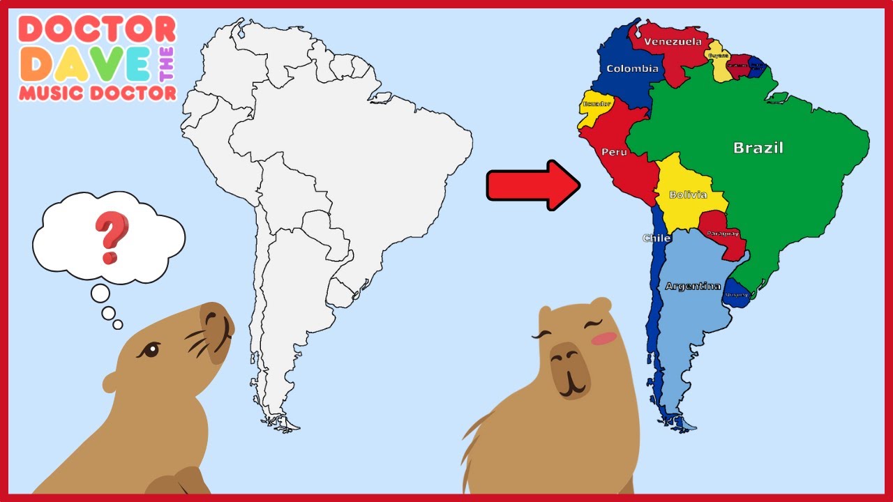 Learn the Countries of South America In Song!