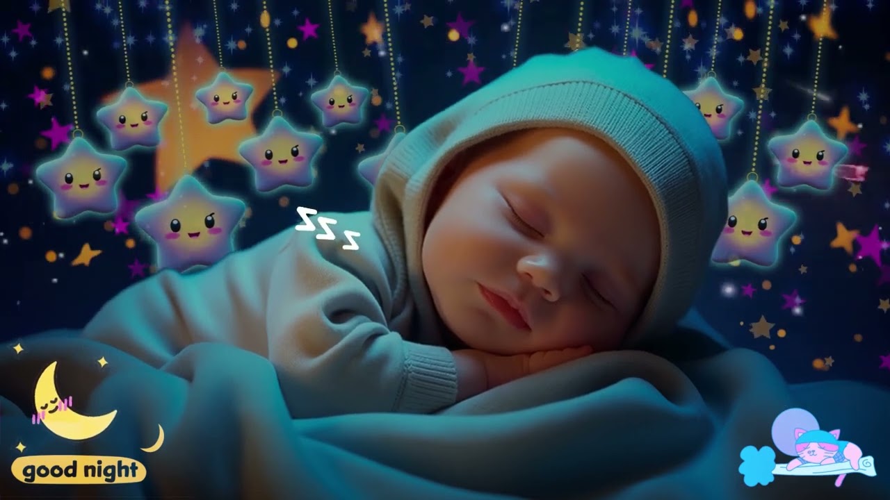 Baby Sleep in 3 Minutes 💤 Mozart & Brahms Lullaby ♥ Instant Calm and Relief from Insomnia Fast