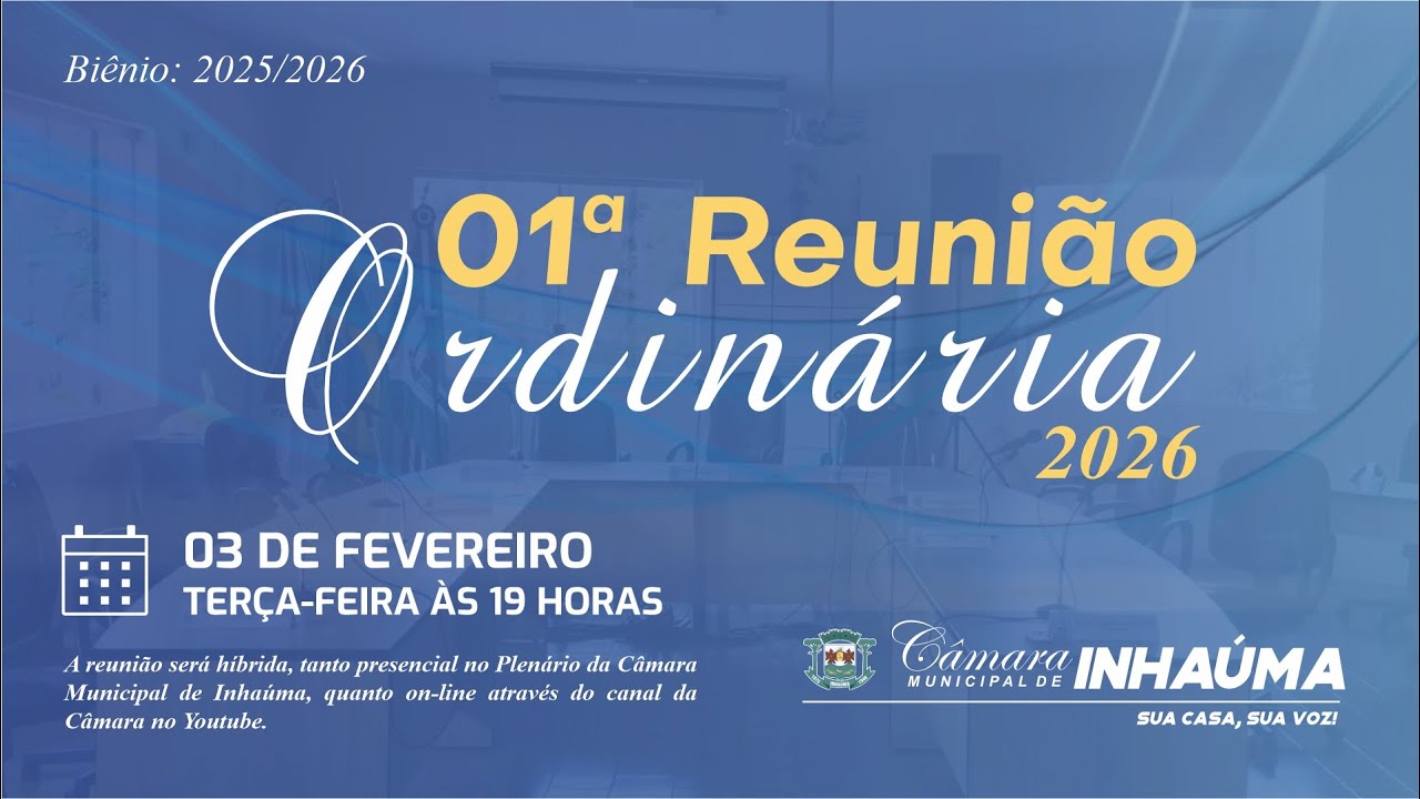 01ª Reunião Ordinária 03/02/2026