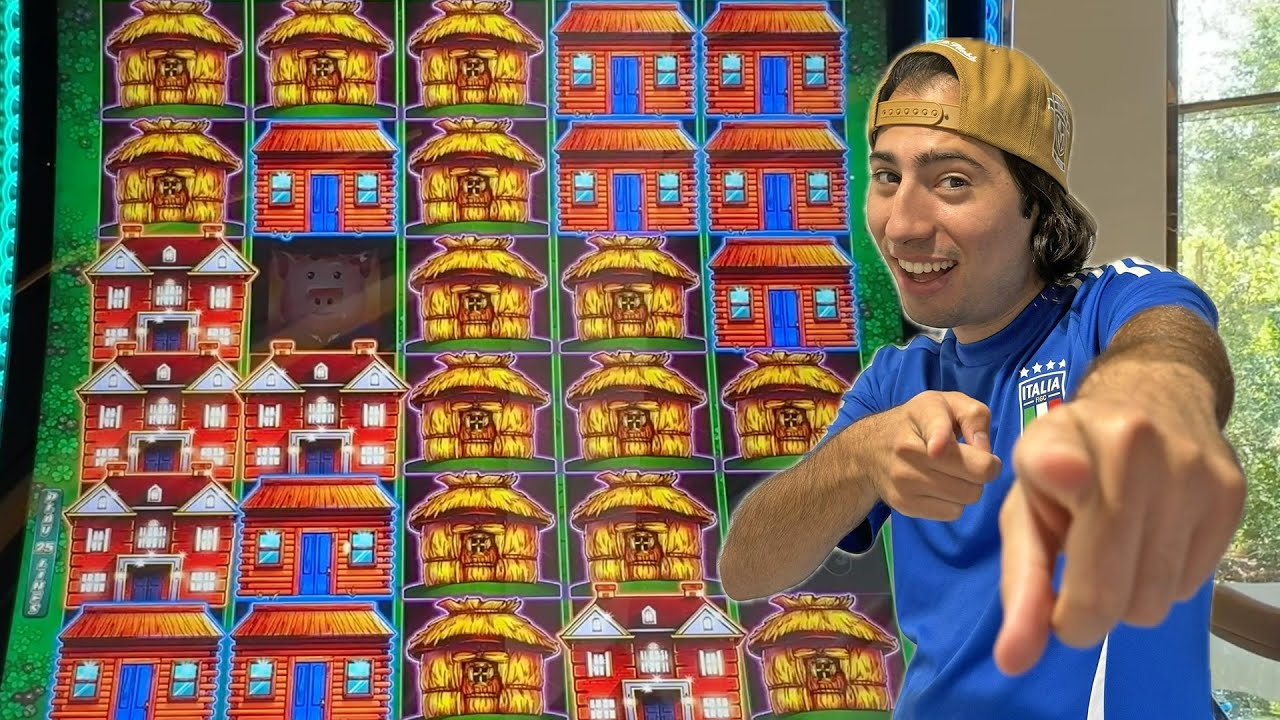 My Husband Is The KING Of HUFF N' PUFF Slot Machines!