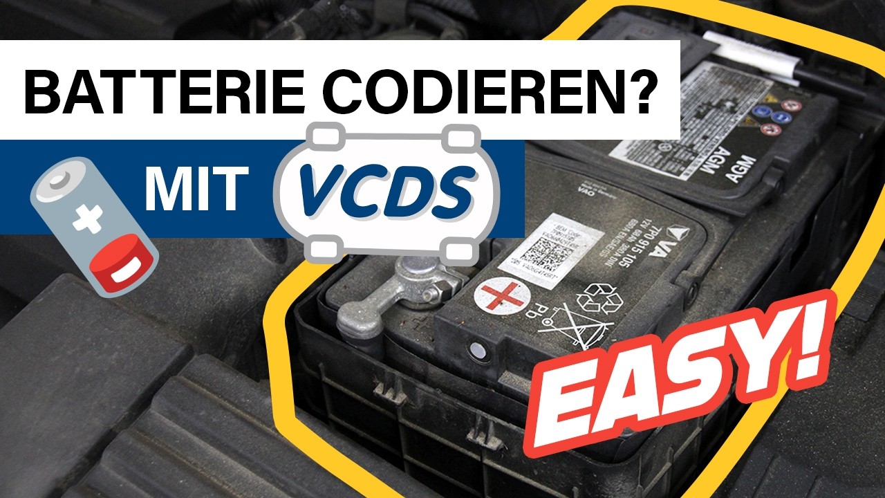 Batteriewechsel und Codieren leicht gemacht – Anleitung mit VCDS!