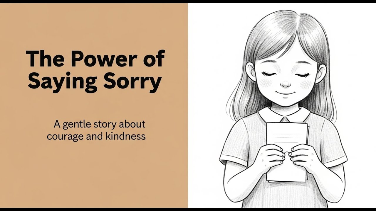 👉 Moral Story for Kids | Emma and the Sorry Note ✉️ | The Power Of Saying Sorry