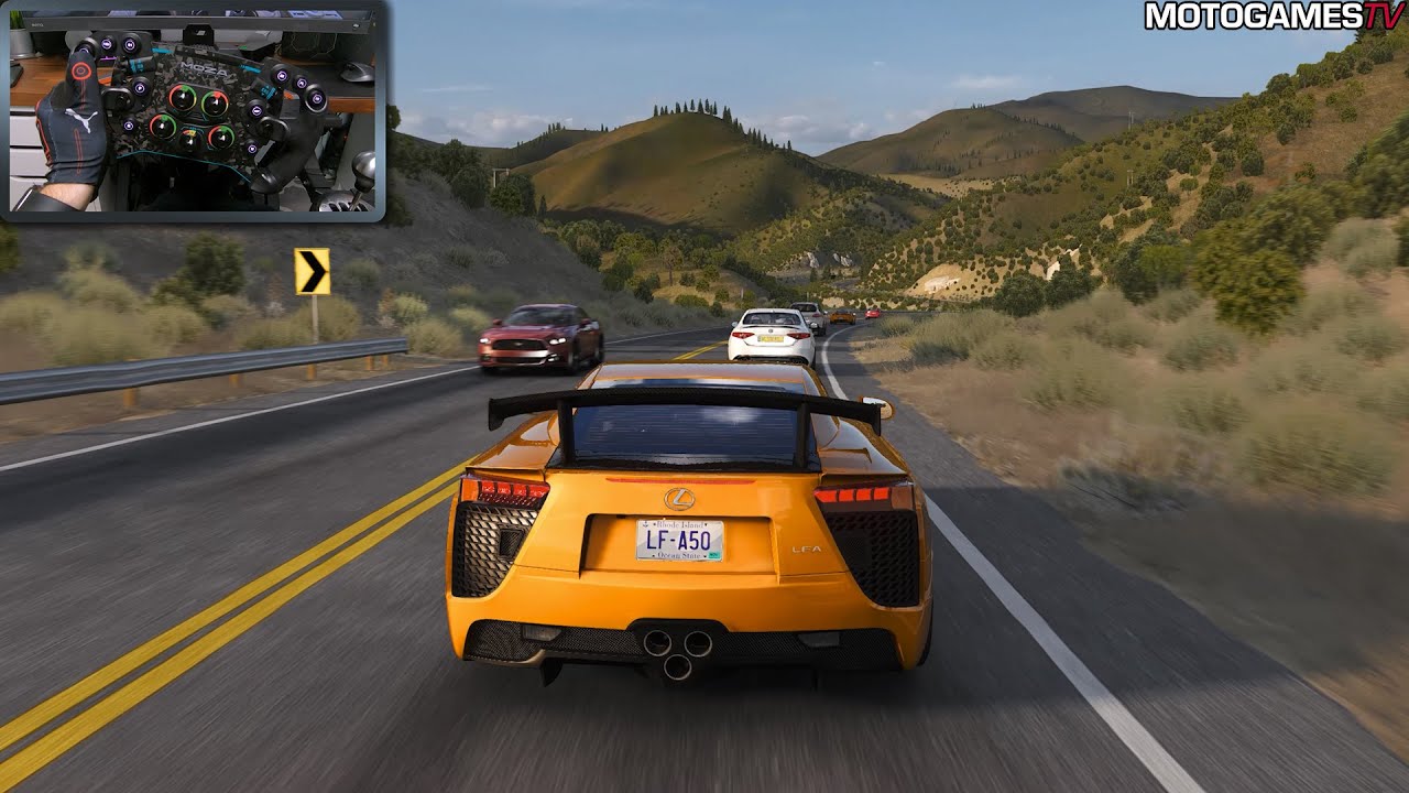 Assetto Corsa - Lexus LFA Nurburgring Package at LA Canyons | Moza DD R9 Gameplay