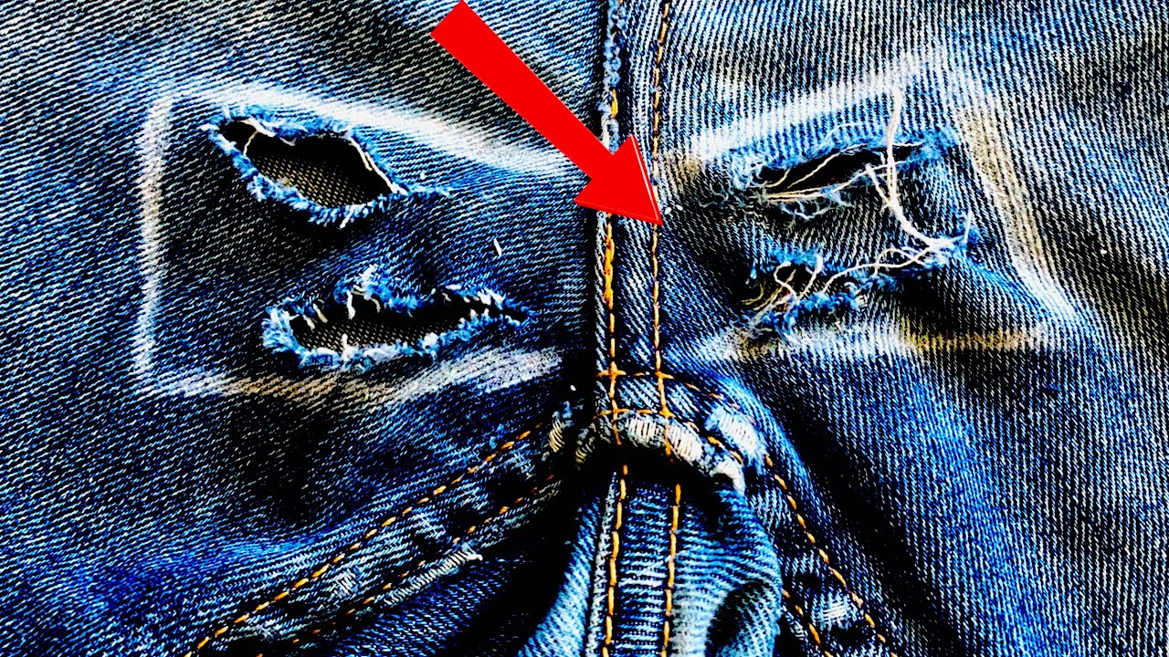 This Unexpected Method Fixes Jeans Holes Between the Legs in Minutes