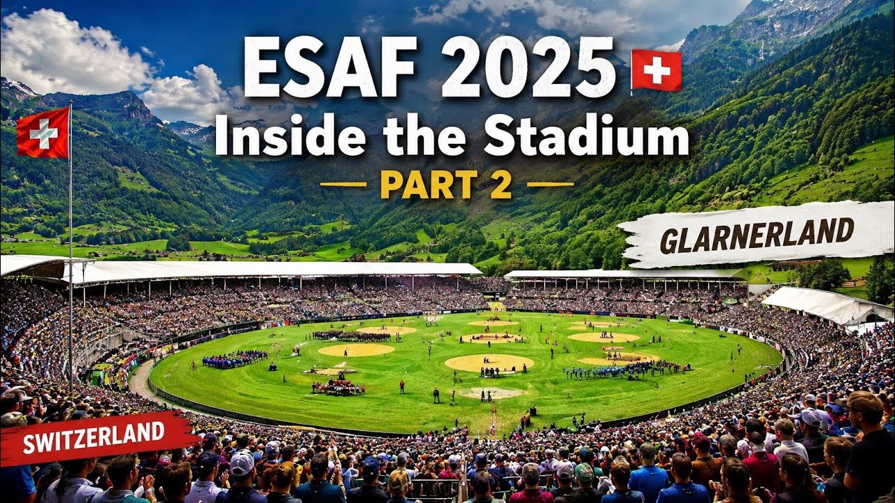 ESAF 2025 Glarnerland Part 2: Inside the Stadium – Swiss Wrestling & Alpine Culture Festival
