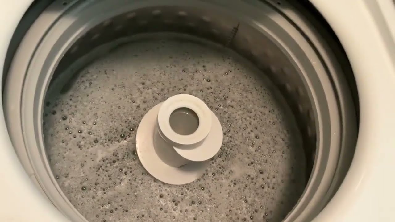 Christmas special GE washer tub clean on Towels cycle