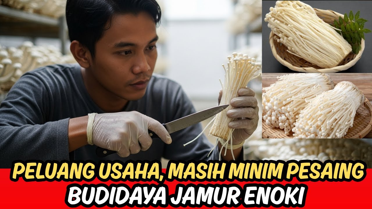 LUAR BIASA ‼️Tutorial Budidaya Jamur Enoki di Indonesia | Dari Botol Bekas sampai Panen