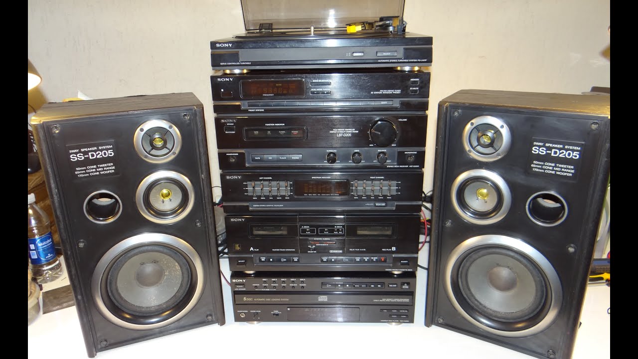 SISTEMA DE AUDIO SONY LBT-D205 JAPAN 1992 ROMANO BAIS