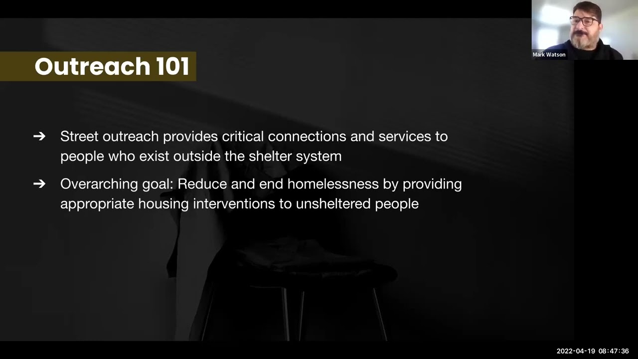 Best Practices + Engagement Strategies for Street Outreach