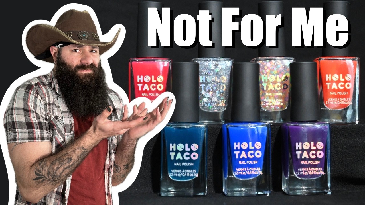 Holo Taco Jelly Sandwich Nail Polish Collection Swatch, Comparisons & Review 🪼🥪💅