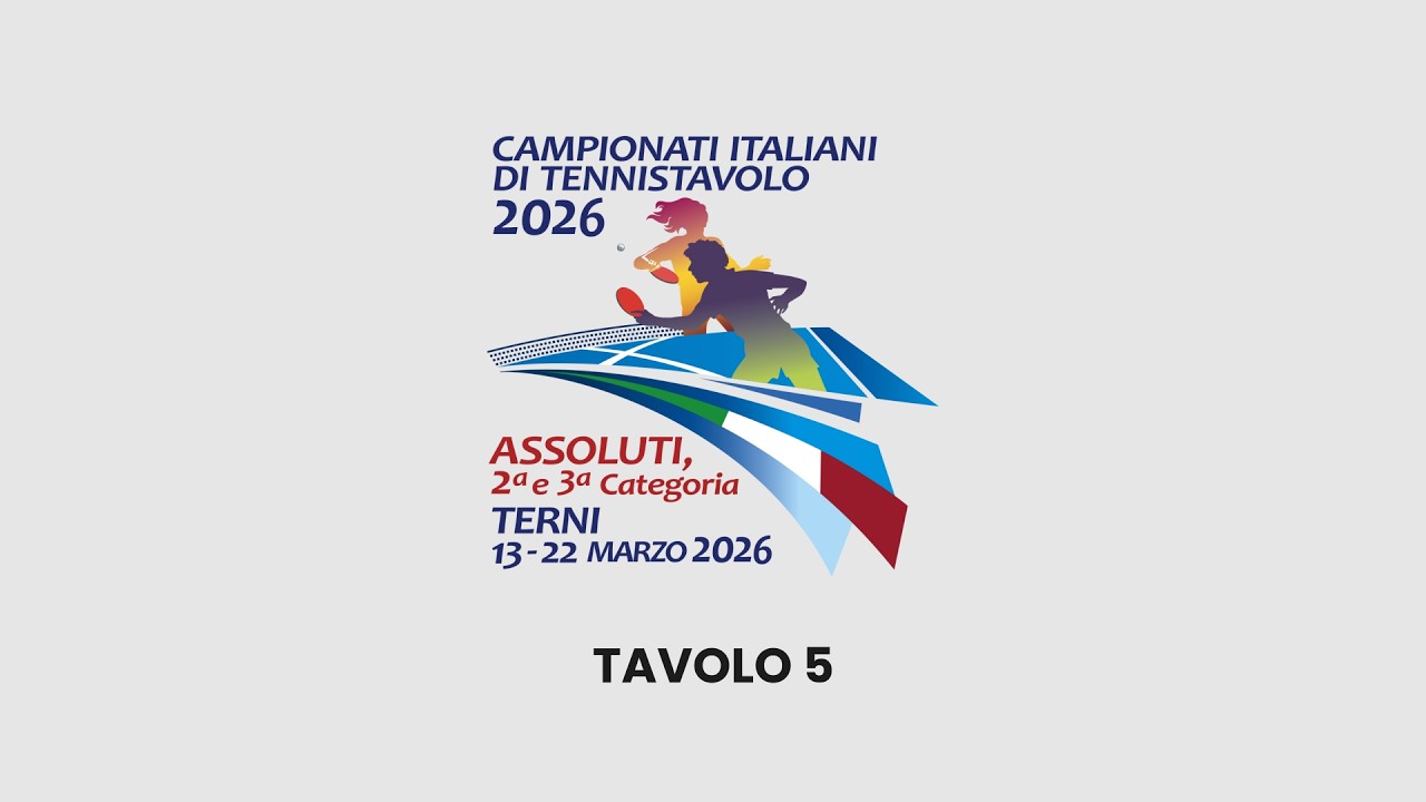 Tavolo 5 - Campionati Italiani 2^ Cat. - Gironi M/F - 18/03/26