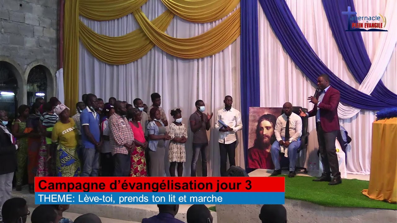 Campagne d’évangélisation jour 3  Pasteur PURVIANCE MAVOUNGOU