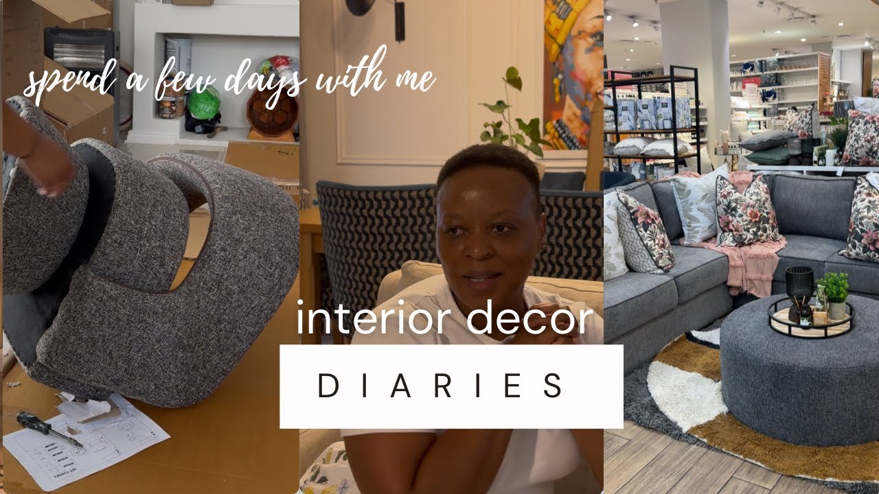 WORK HAS STARTED ON MY LATEST PROJECT. Spend a few days with me shopping, chatting and working