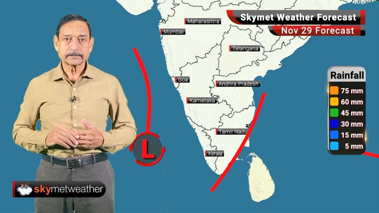 Moderate rain and thundershowers to continue over Tamil Nadu coast and adjoining parts of Kerala