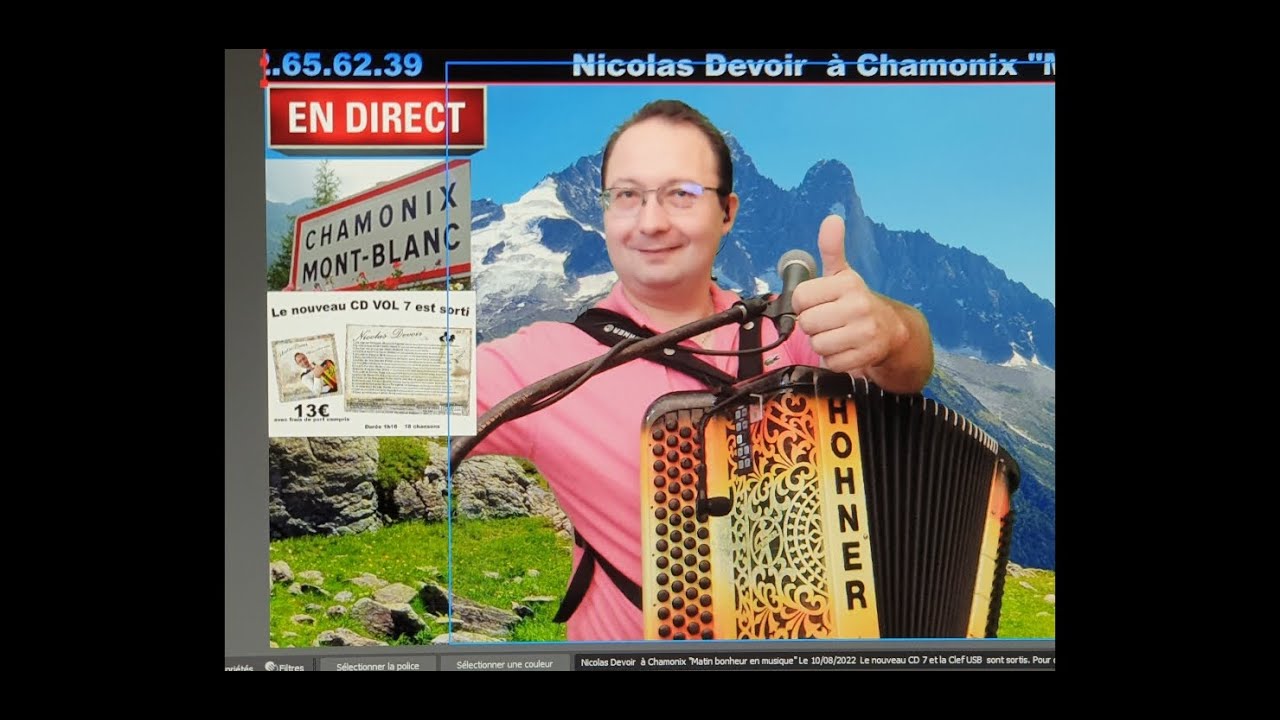 Nicolas Devoir en direct à Chamonix 