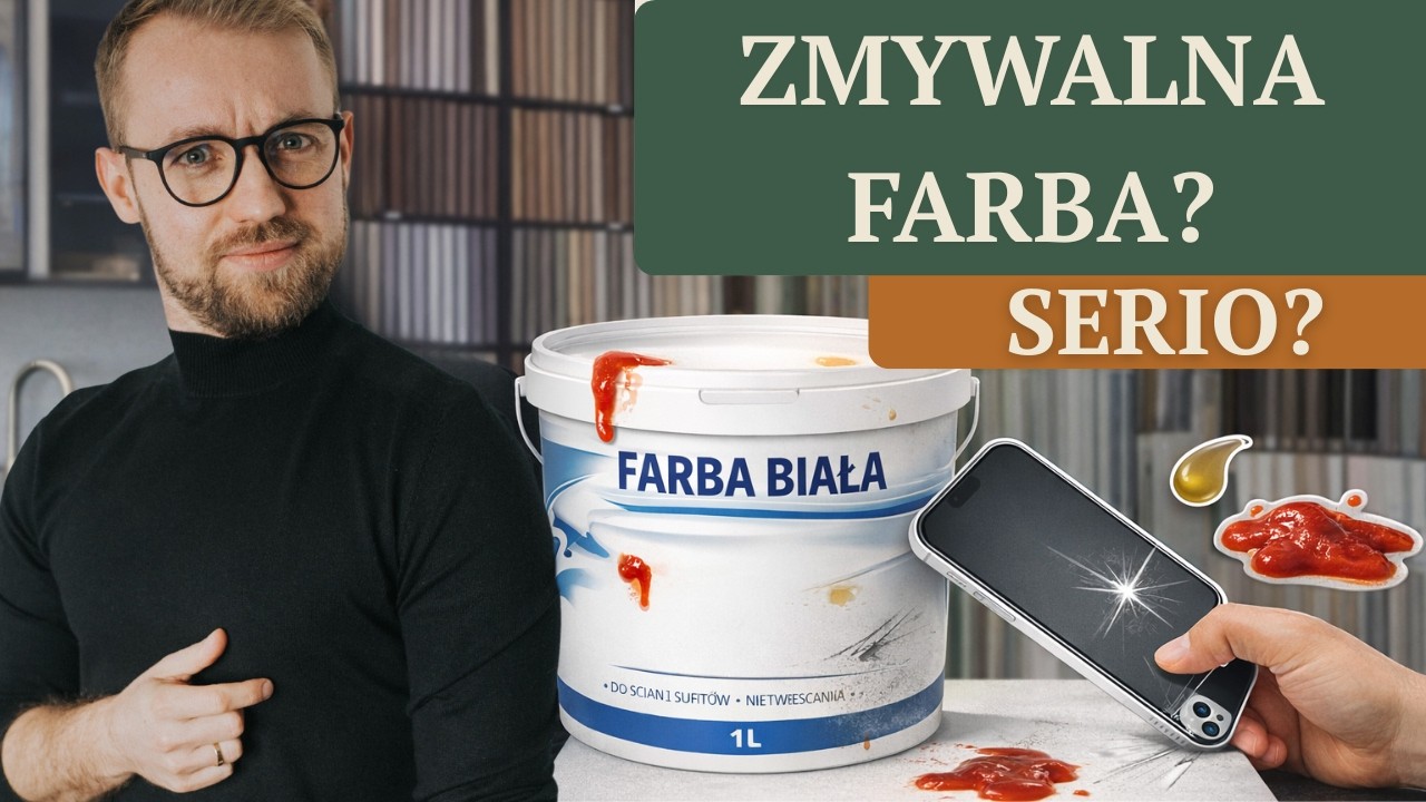 Farba zmywalna i szorowalna pod lupą - test zabrudzeń ścian