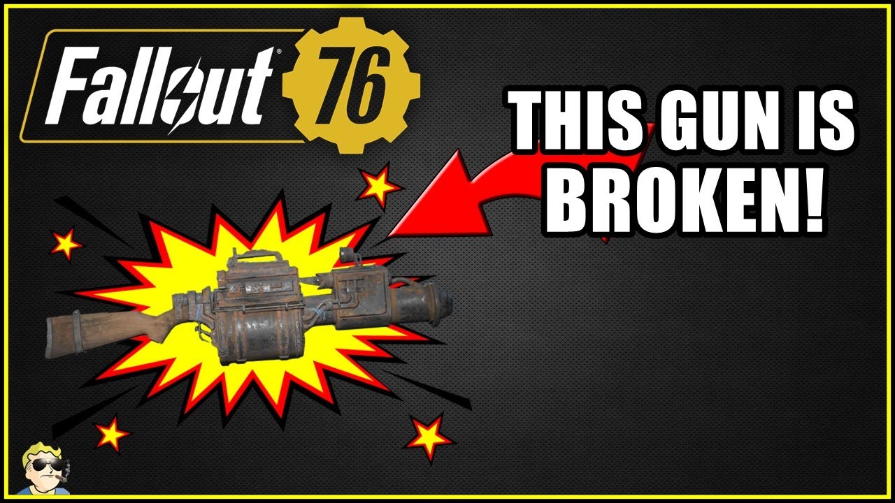 The Quad Explosive Railway Rifle - Fallout 76