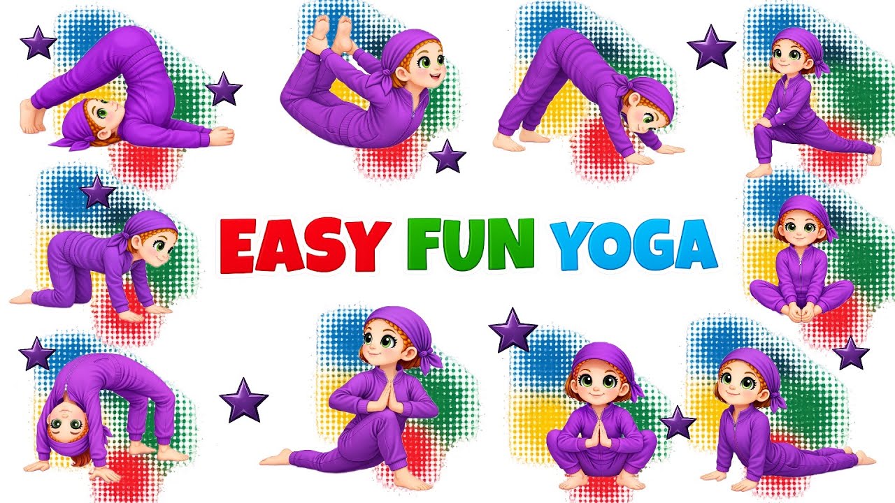 Easy Fun Pose For Kids 🧘Yoga For Flexibility | Yoga For Children | Kids Yoga |