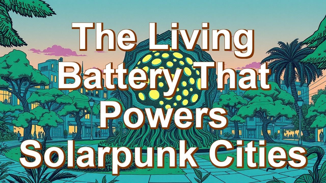 The Living Battery That Powers Solarpunk Cities