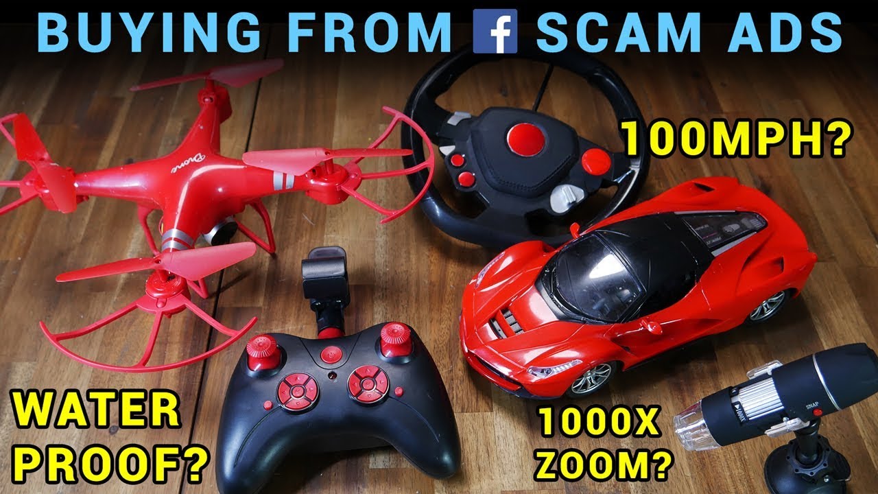 Buying and testing tech from Facebook scam ads