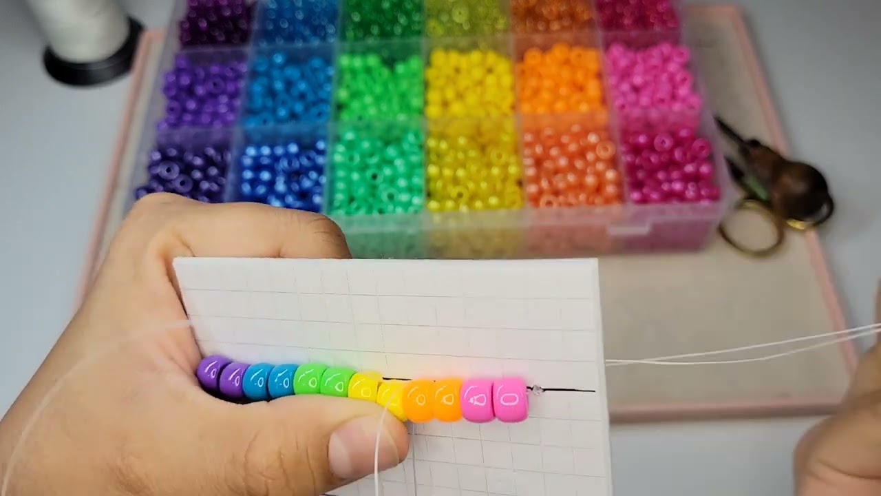 Two Needle Method w/ PONY BEADS