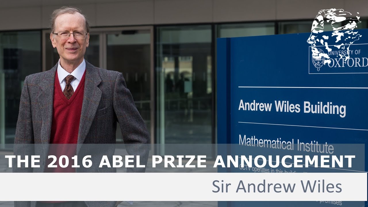 The Abel Prize announcement 2016 - Andrew Wiles