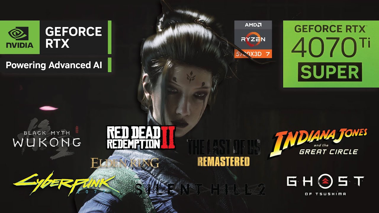 RTX 4070 Ti Super + Ryzen 7 5700X3D | Tested in 8 Games 1440p Ultra, Ray Tracing