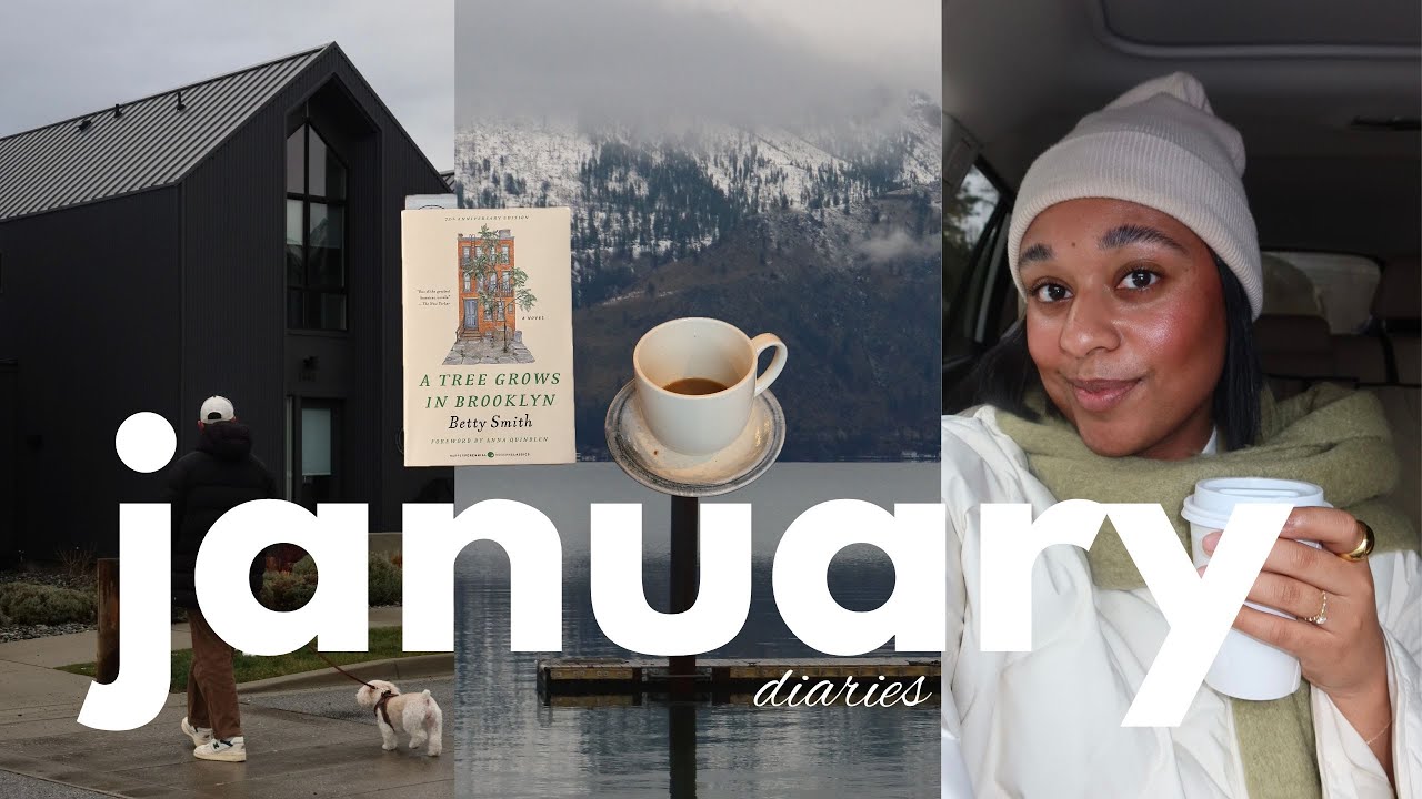 january diaries | a cozy getaway to lake Chelan, vintage shopping, snowy days & my 2026 goals! 🌲