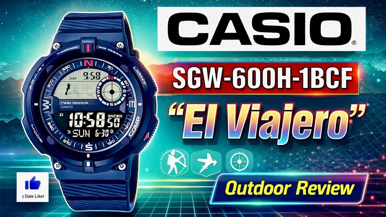 CASIO SGW-600H-1BCF 