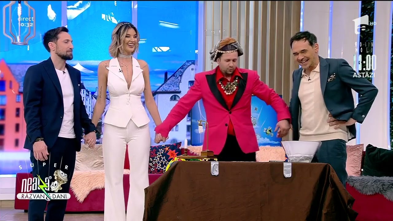 magicianul robert tudor la neatza cu razvan si dani clarvazator