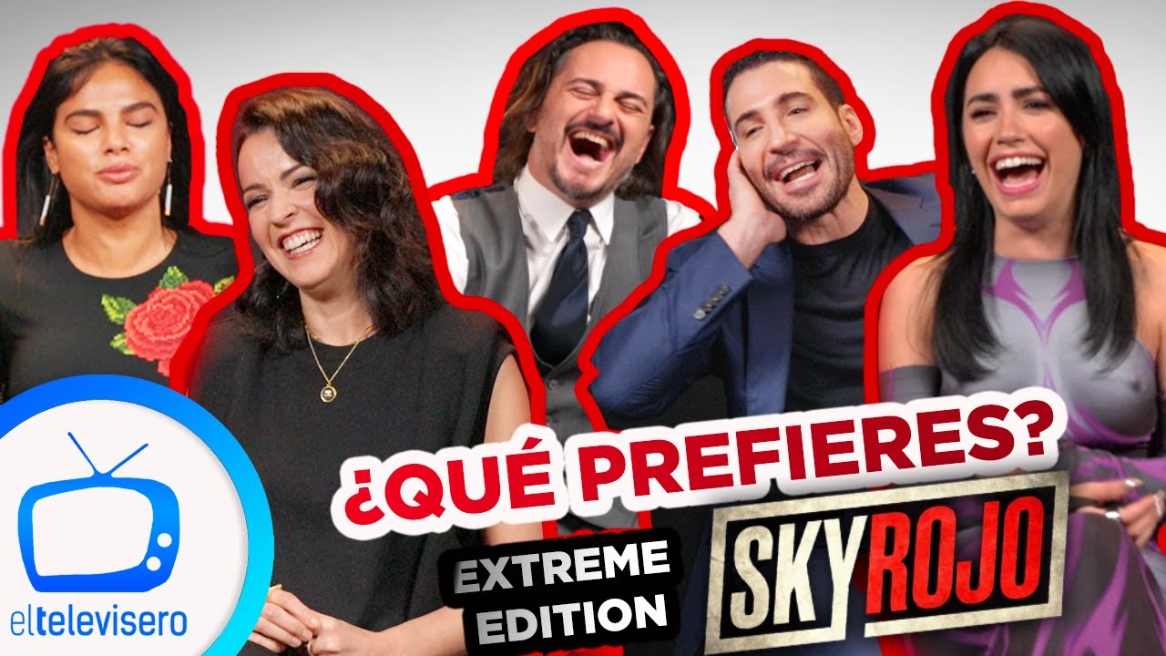 SKY ROJO 3: Jugamos a ¿Qué prefieres EXTREME EDITION? con Lali Esposito, Miguel Ángel Silvestre...