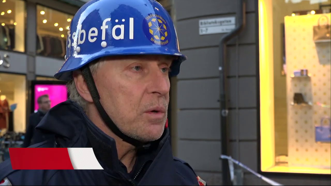Hus i lågor i centrala Stockholm - Nyheterna (TV4)