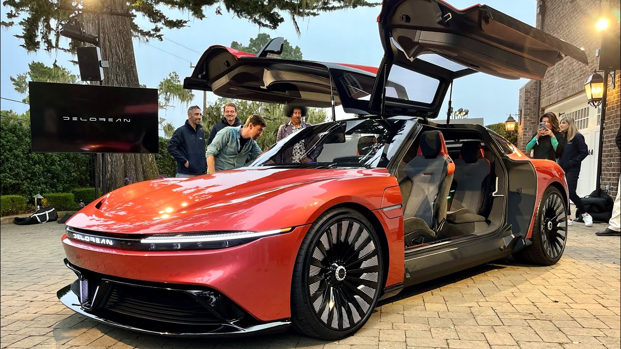 Up close with the DeLorean Alpha5 EV | Pebble Beach 2022