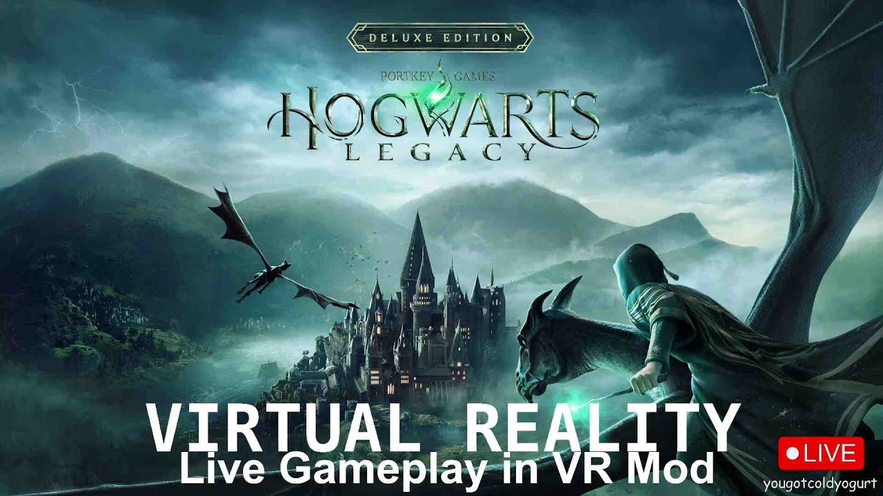 Hogwarts Legacy VR Mod Testing on Mark ll Superlight 8K VR Headset! 5090 PC live UEVR Gameplay! #24