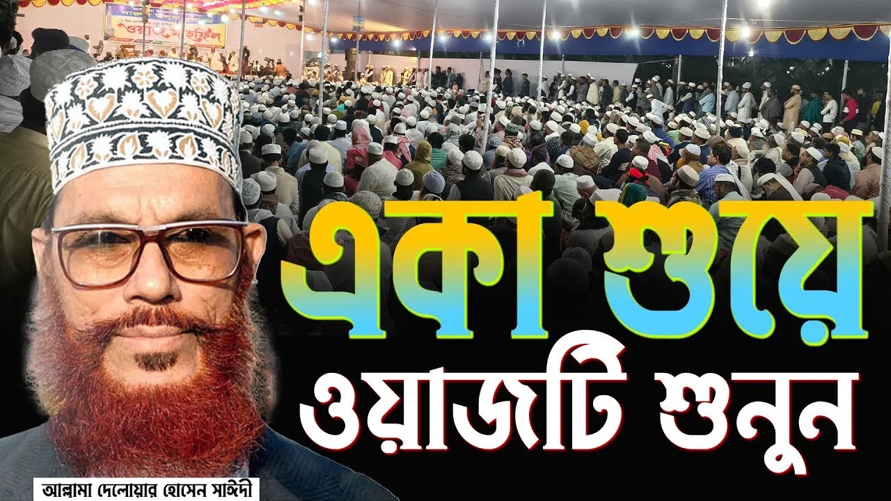 শীতের রাতে একা শুয়ে ওয়াজটি শুনুন💓Allama Delwar Hossain Saeedi #saidiwaz