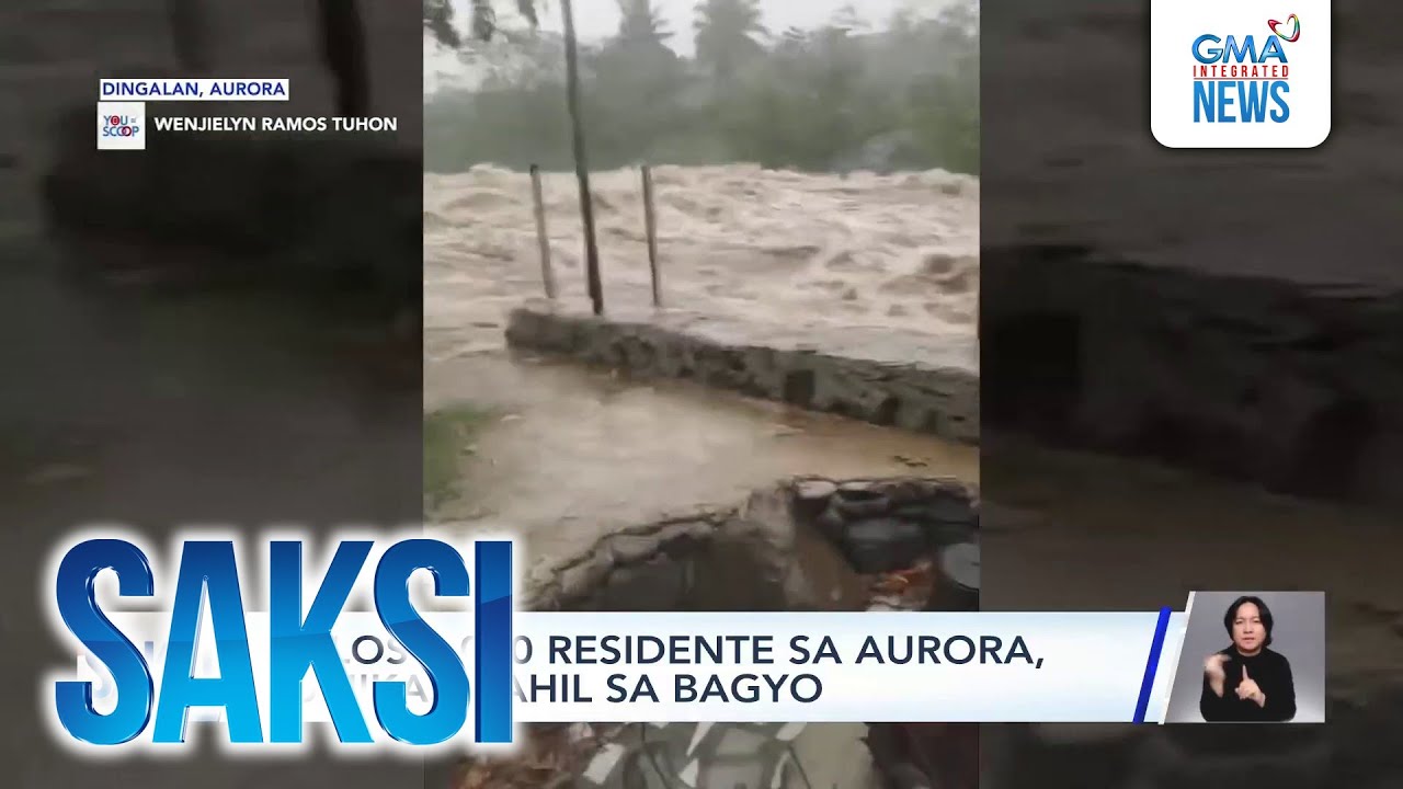 Almost 8,000 evacuated as STS Paolo hits Aurora | Saksi