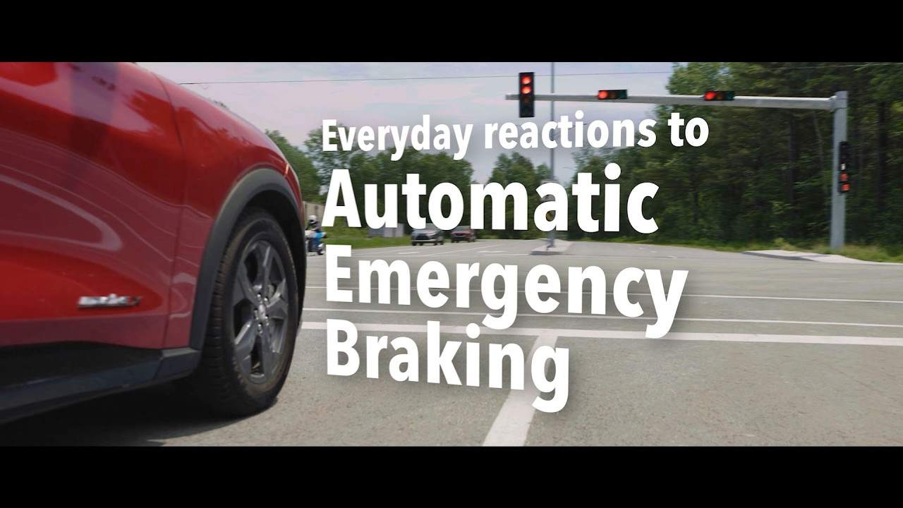 Everyday reactions to Automatic Emergency Braking