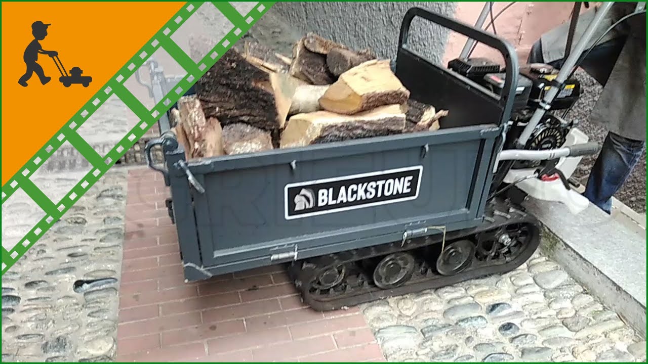 Funcionamiento Carretilla de orugas Blackstone TB 3250 F con caja extensible