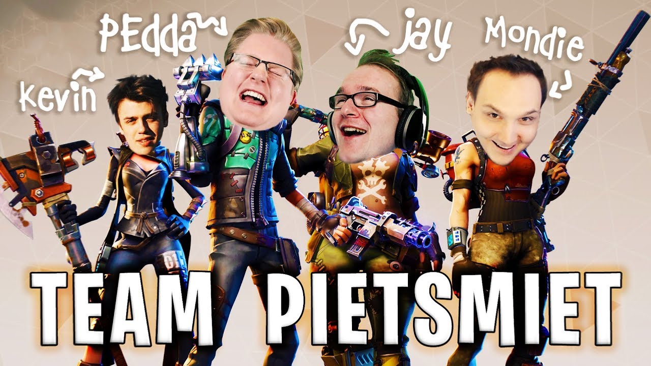 &raquo; TEAM PIETSMIET! &laquo; Pedda, Jay, Moondye7 und Papaplatte - Fortnite Squad 🎮
