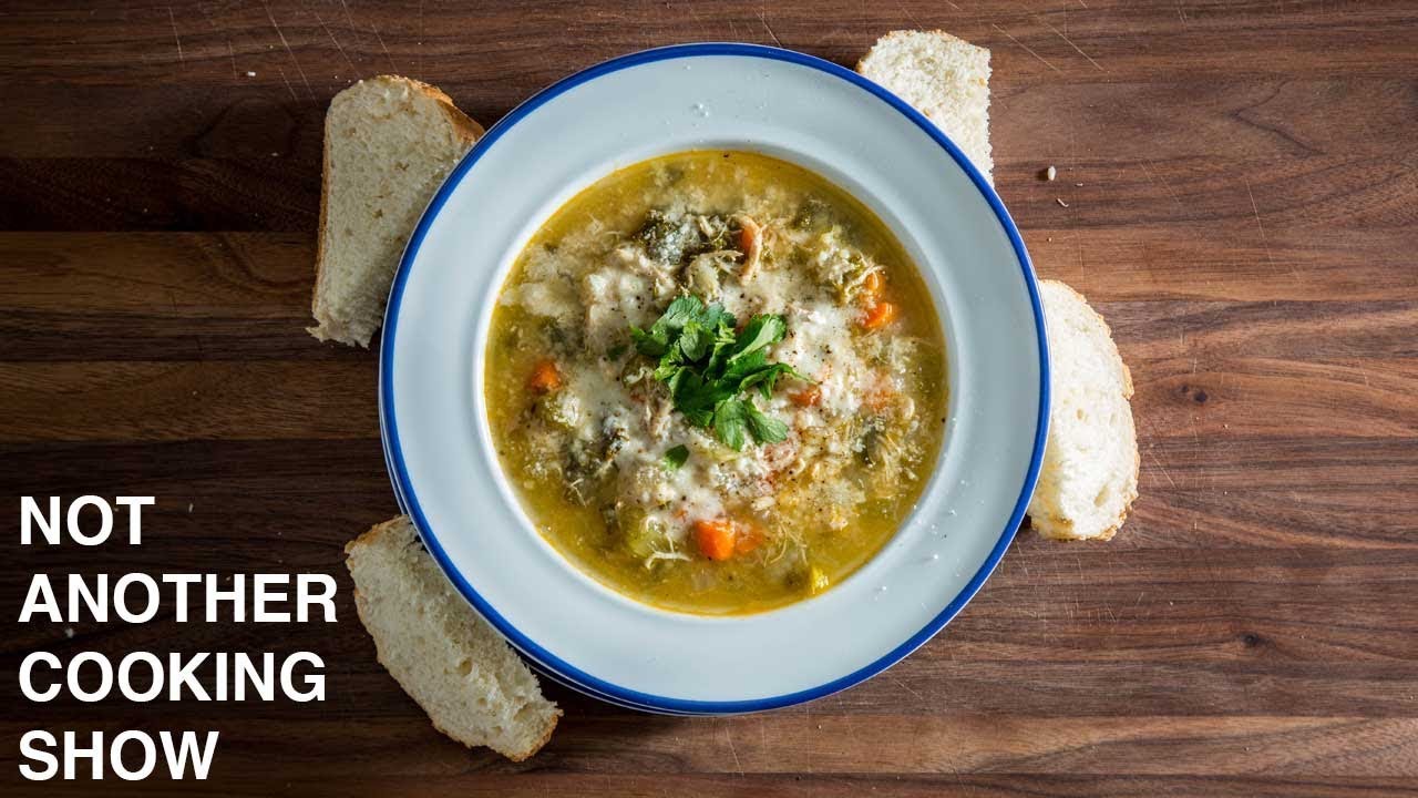 QUICK CHICKEN SOUP | HOW TO FEED YOURSELF WHEN SICK