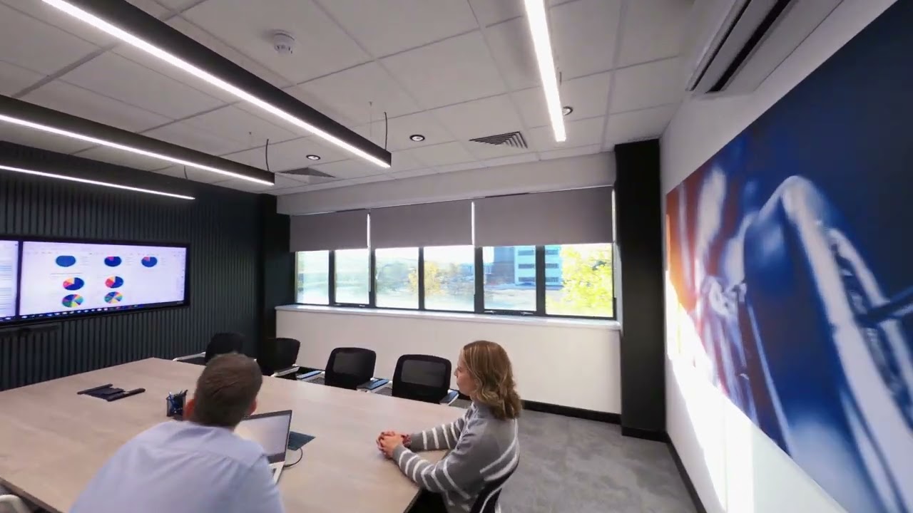 Office FPV Drone Tour - Lablogic Group Sheffield