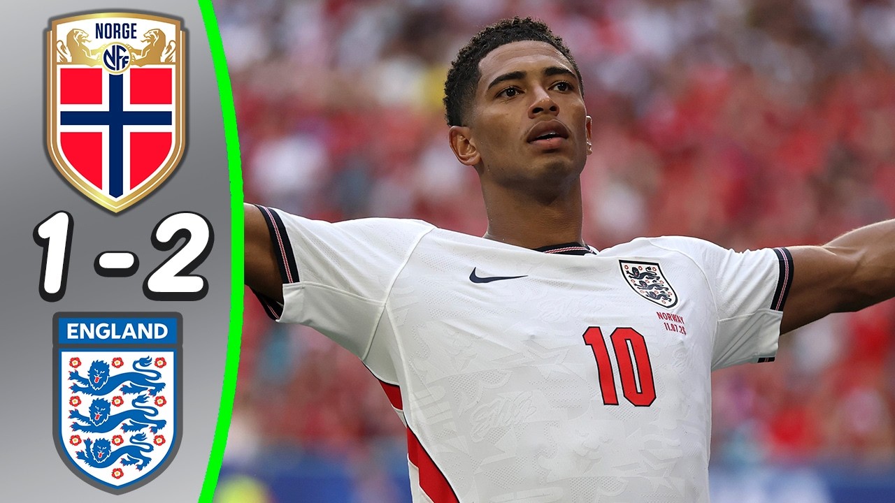 Norway 1-2 England - All Goals & Atmosphere | Bellingham Two Goals